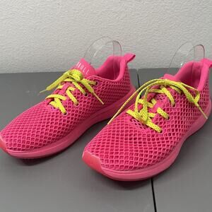 NoBull Diamond Knit Sneakers Women's US 9 Mens US 7.5 Pink Running Trainers